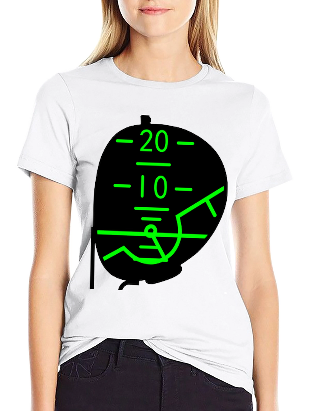 Attitude Indicator Pilot T-Shirt