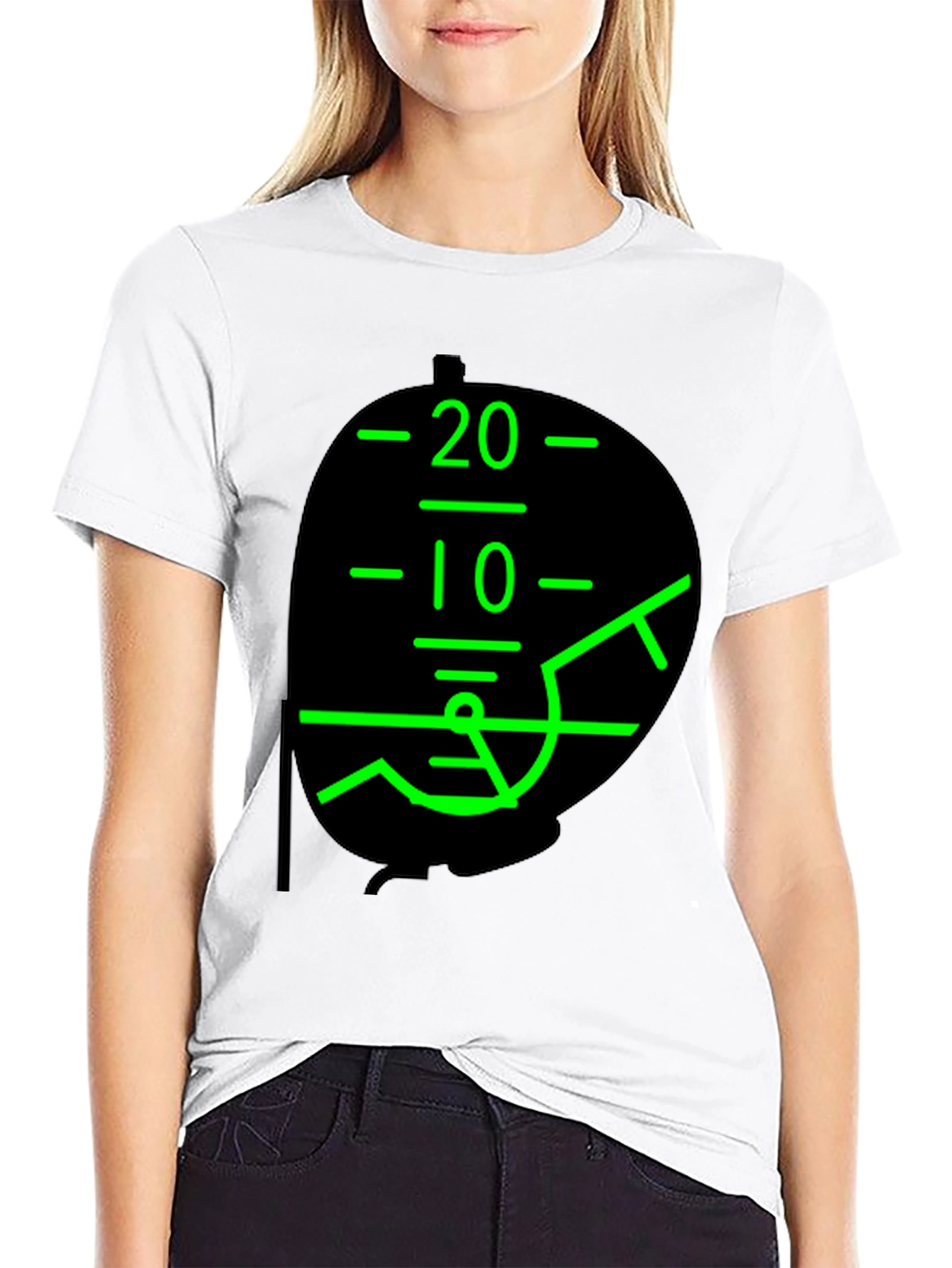 Attitude Indicator Pilot T-Shirt