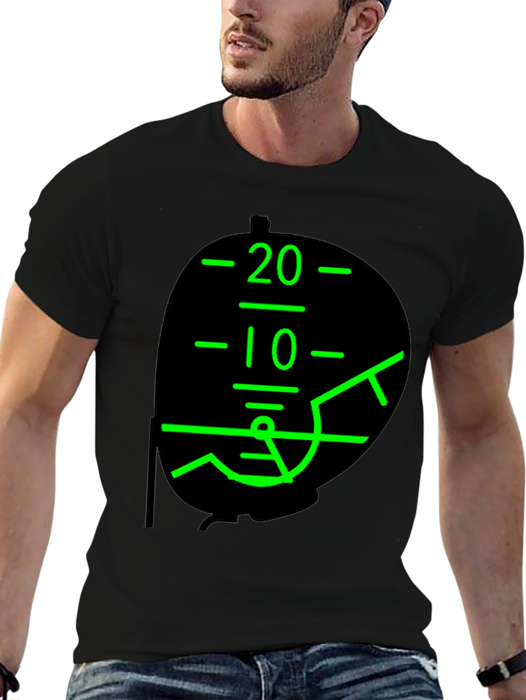 Attitude Indicator Pilot T-Shirt