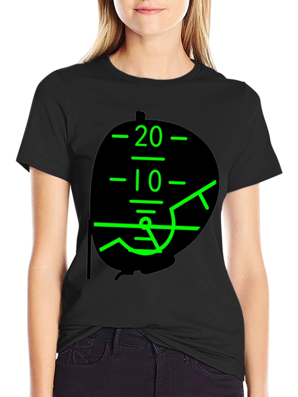 Attitude Indicator Pilot T-Shirt