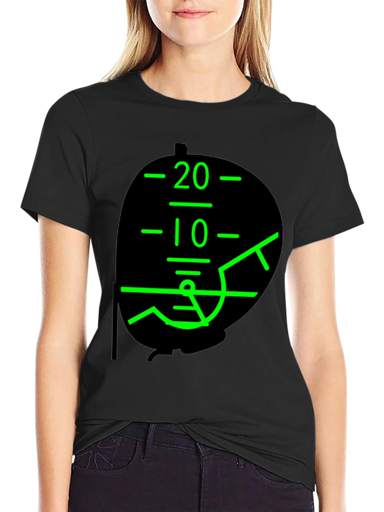 Attitude Indicator Pilot T-Shirt