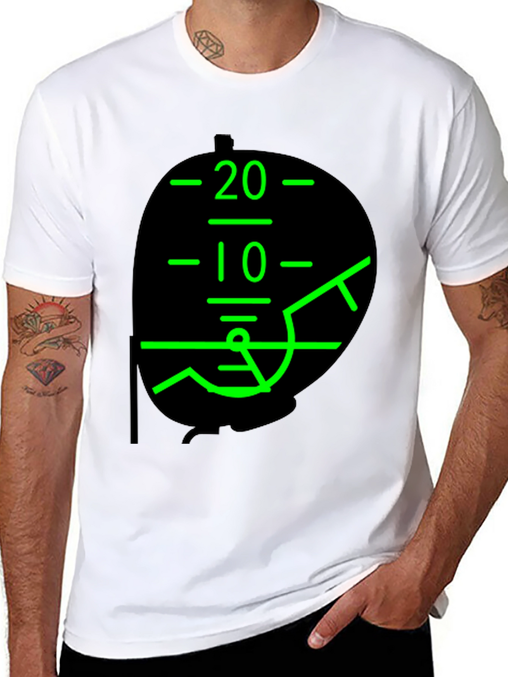 Attitude Indicator Pilot T-Shirt