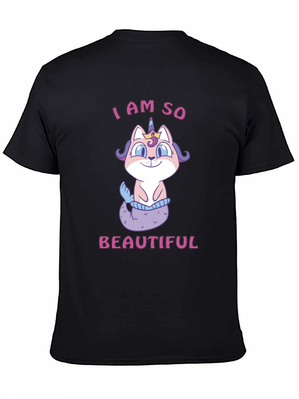 Cute Cat Mermaid Unicorn T-Shirt