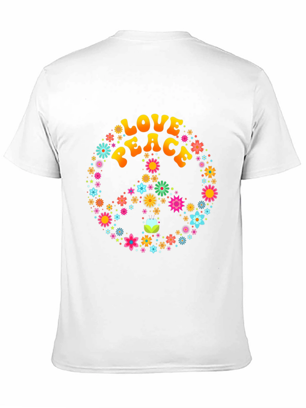 Love and Peace Floral T-Shirt