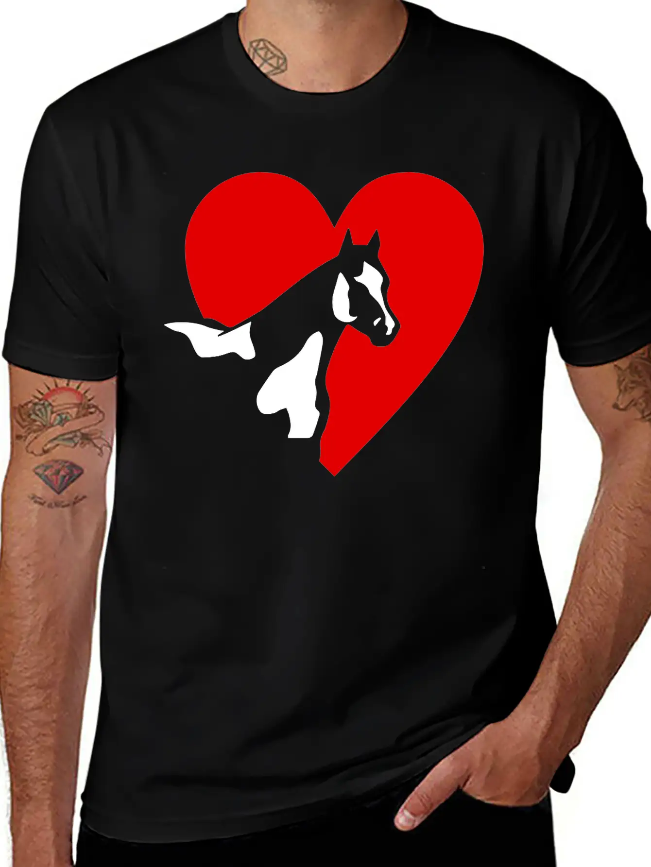 Paint Horse Classic Fit Graphic Tee For Daily Comfort – Unisex Cotton Shirt
