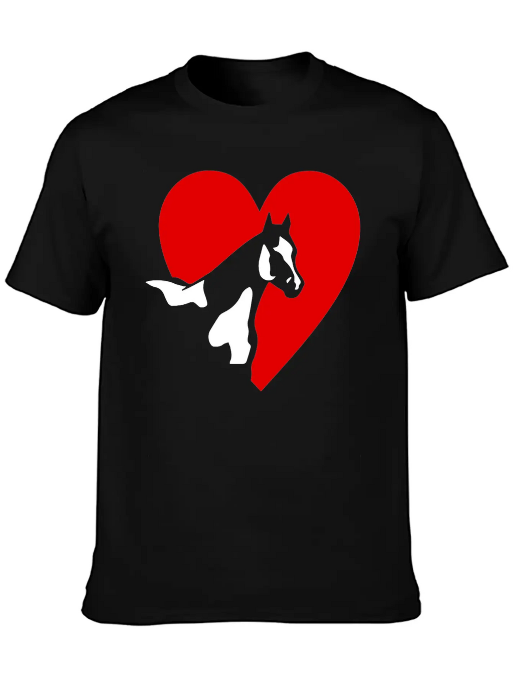 Paint Horse Classic Fit Graphic Tee For Daily Comfort – Unisex Cotton Shirt