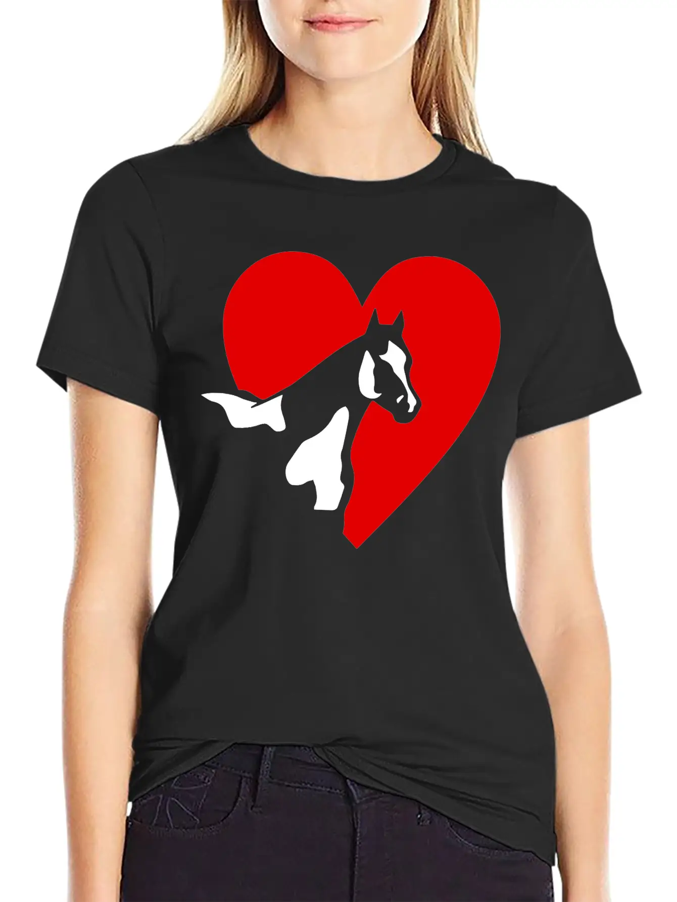 Paint Horse Classic Fit Graphic Tee For Daily Comfort – Unisex Cotton Shirt