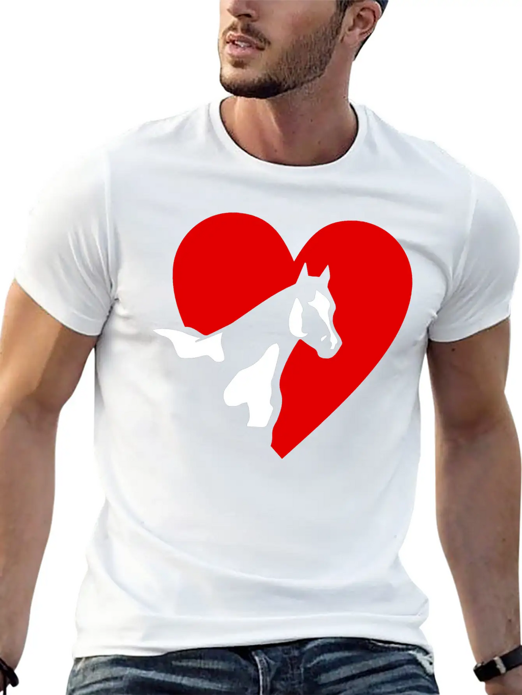 Paint Horse Classic Fit Graphic Tee For Daily Comfort – Unisex Cotton Shirt