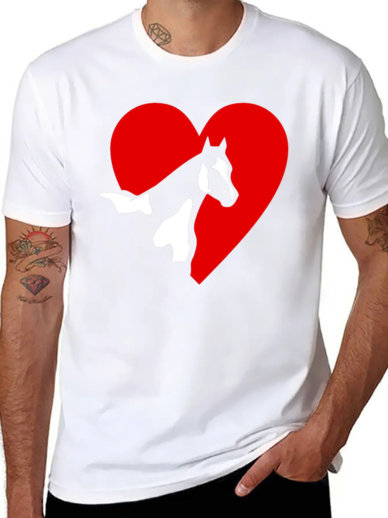 Paint Horse Classic Fit Graphic Tee For Daily Comfort – Unisex Cotton Shirt