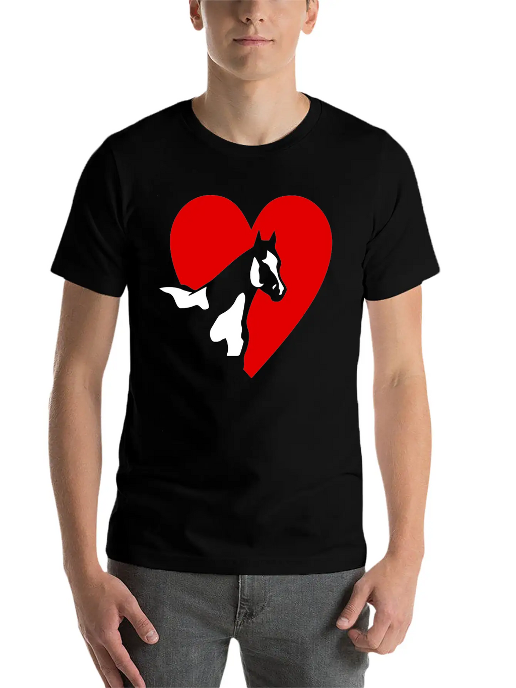 Paint Horse Classic Fit Graphic Tee For Daily Comfort – Unisex Cotton Shirt