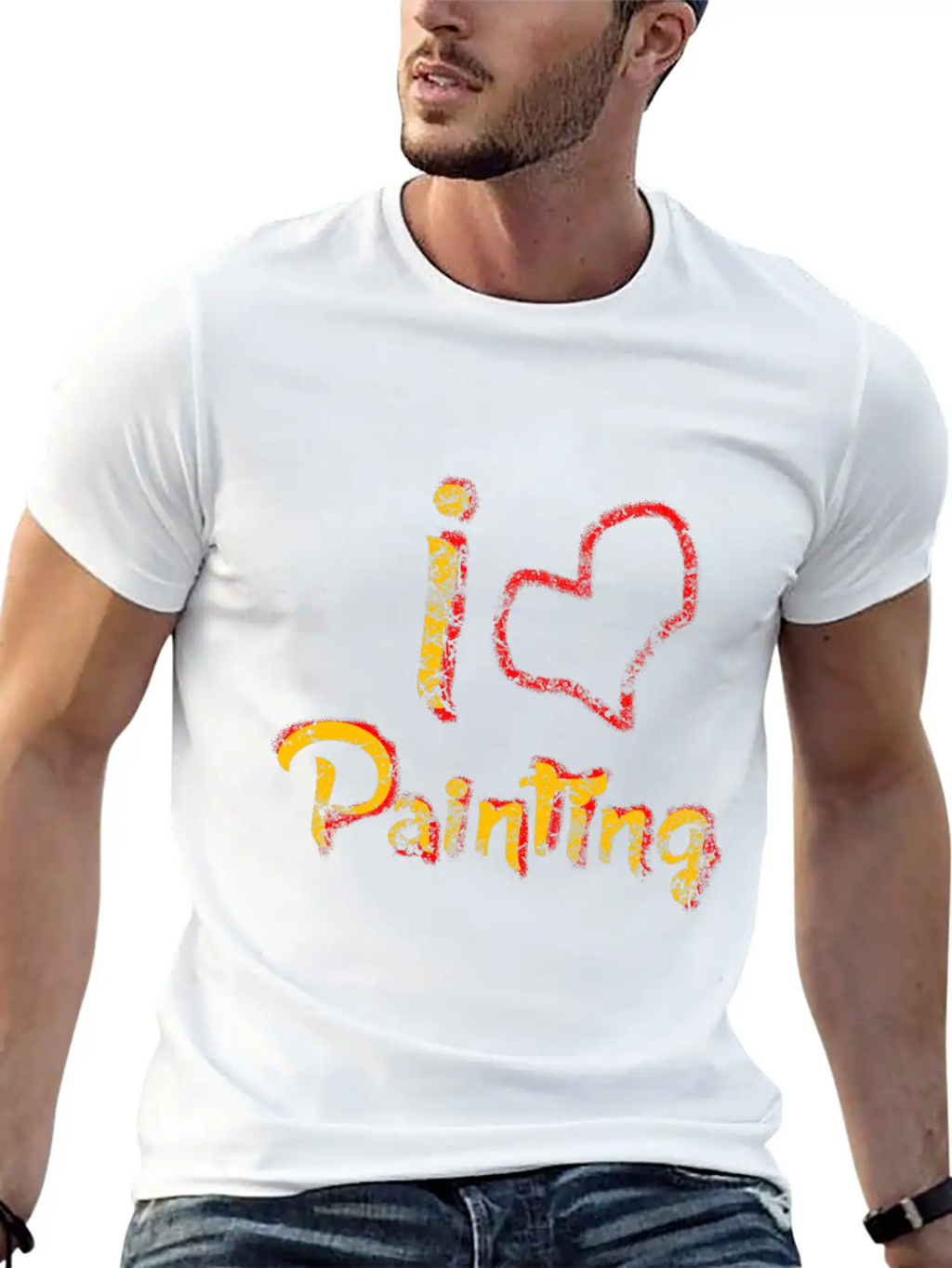Paint Painting Hobby Sport Unisex Casual T-Shirt – Clean Design For Daily Comfort