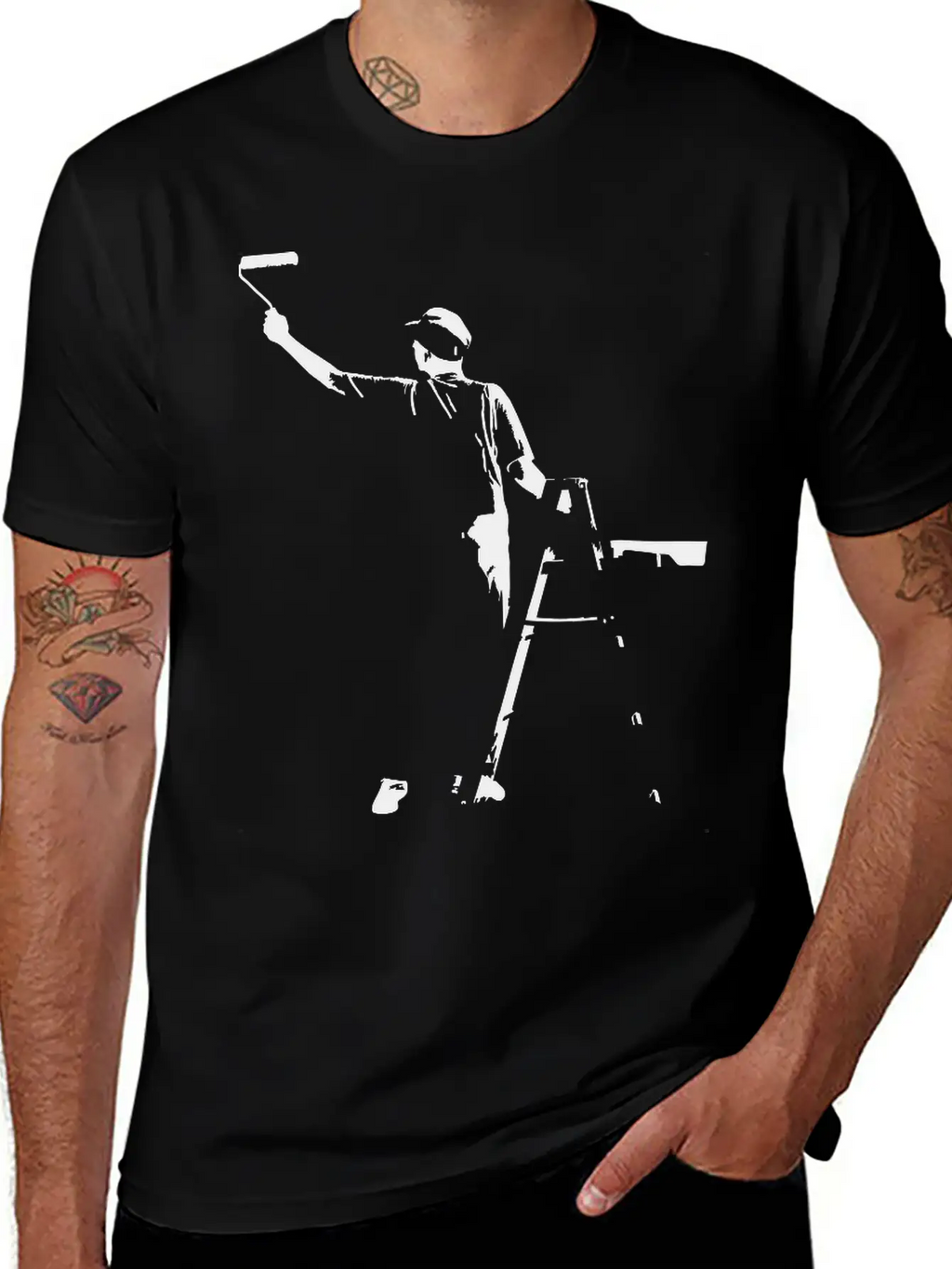 Paint Unisex Casual T-Shirt – Clean Design For Daily Comfort