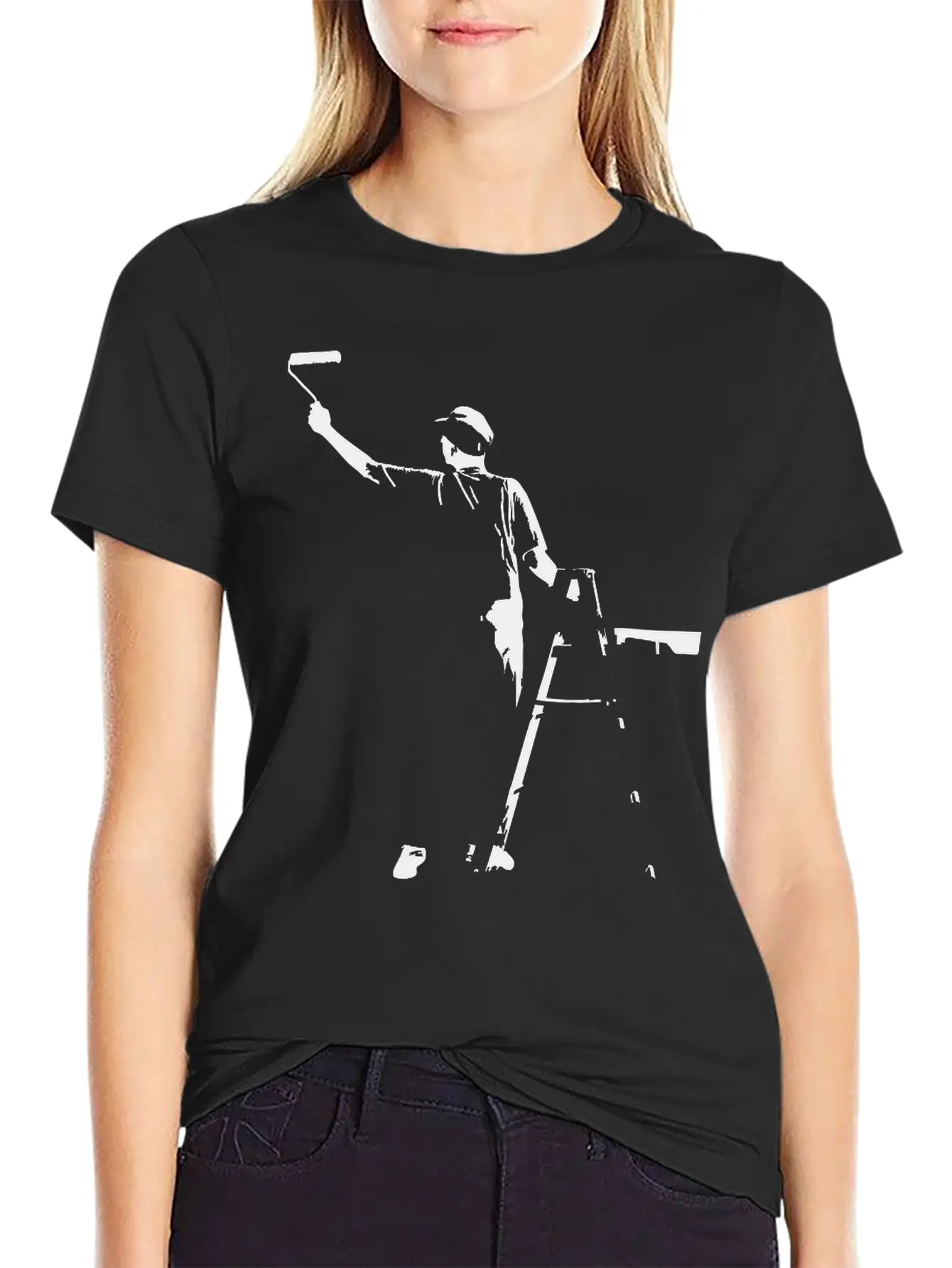 Paint Unisex Casual T-Shirt – Clean Design For Daily Comfort