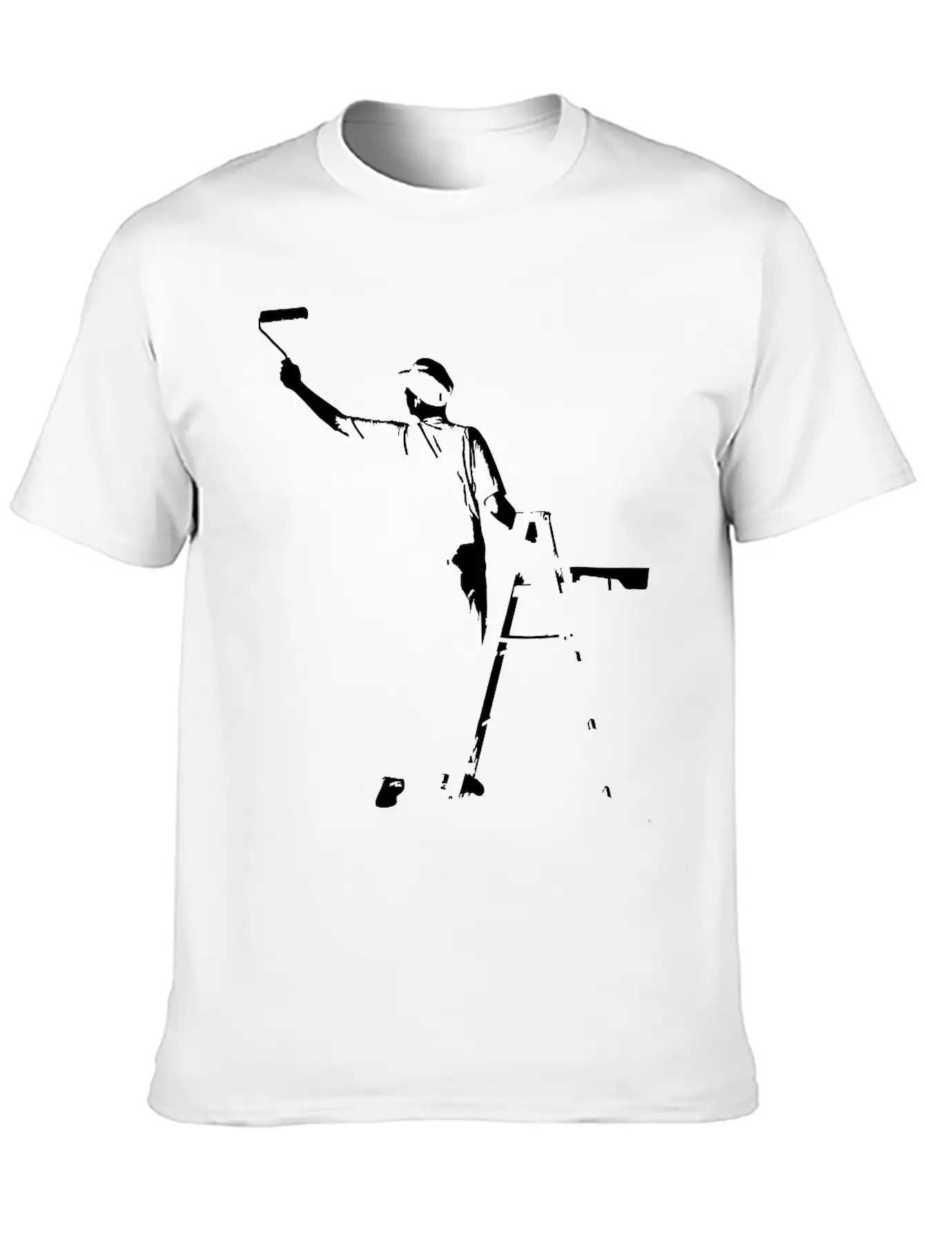 Paint Unisex Casual T-Shirt – Clean Design For Daily Comfort