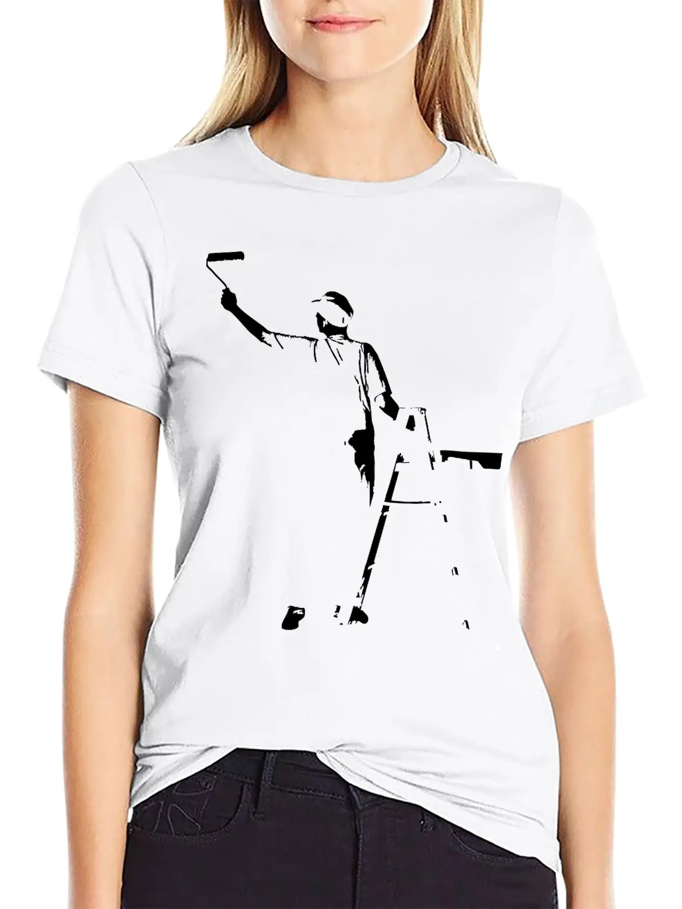 Paint Unisex Casual T-Shirt – Clean Design For Daily Comfort