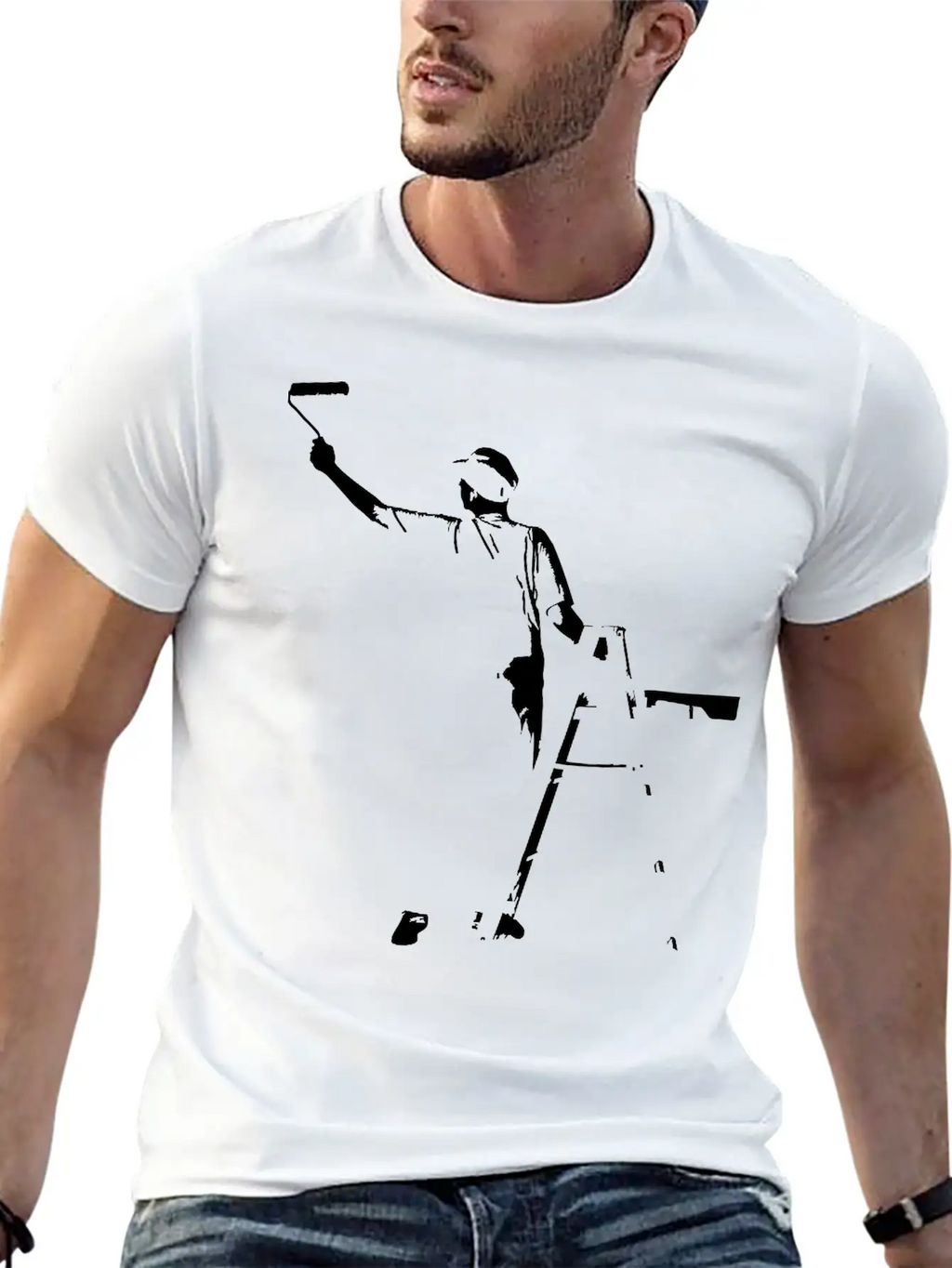 Paint Unisex Casual T-Shirt – Clean Design For Daily Comfort