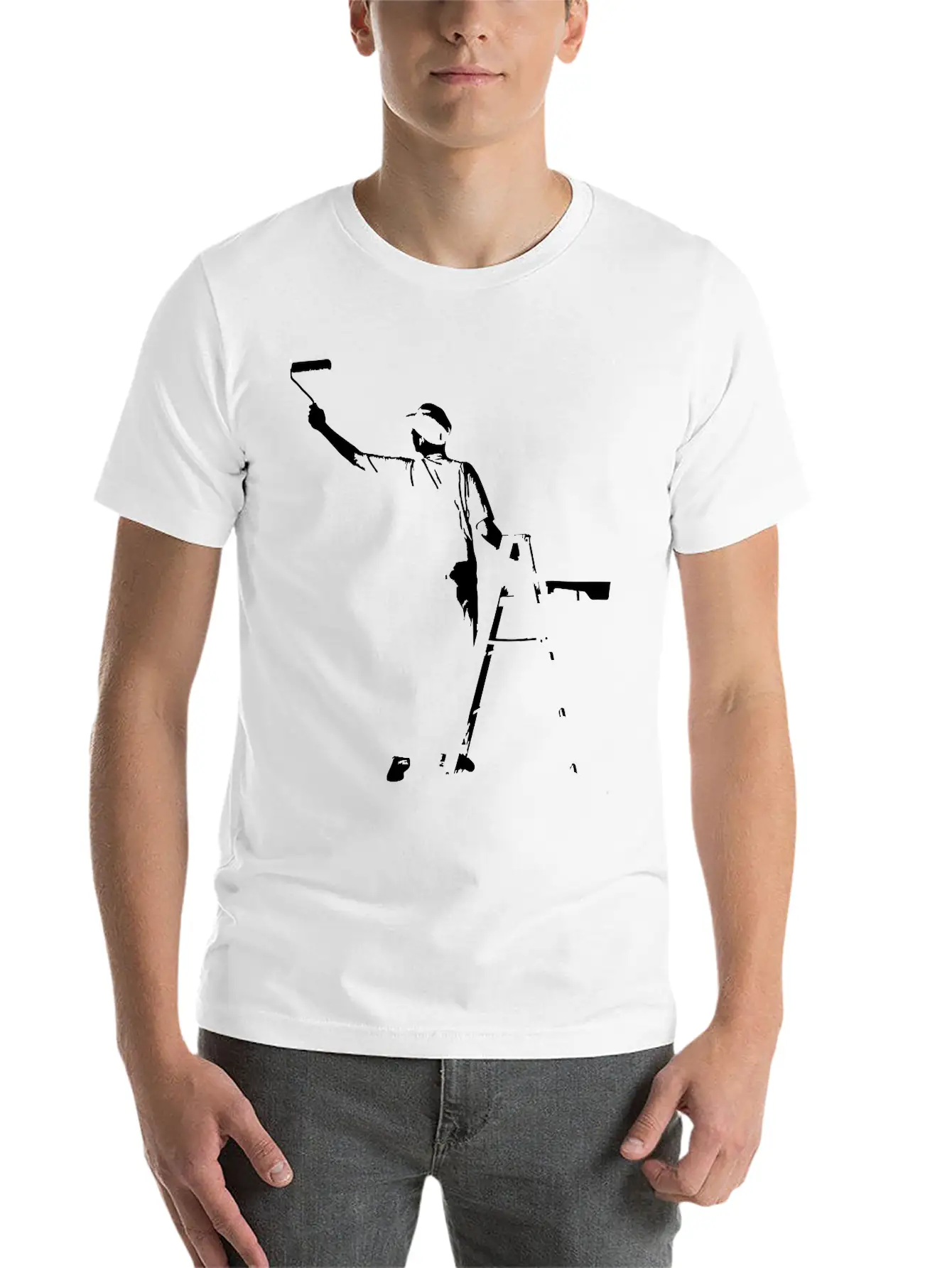 Paint Unisex Casual T-Shirt – Clean Design For Daily Comfort