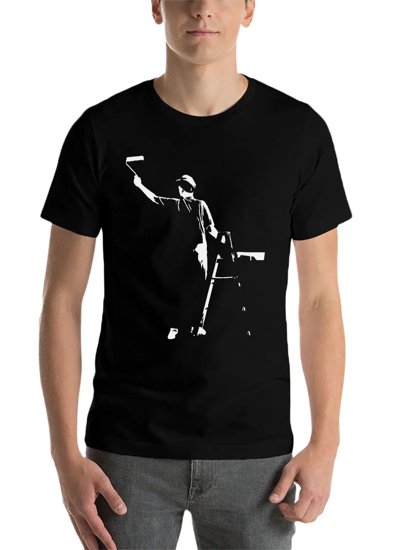 Paint Unisex Casual T-Shirt – Clean Design For Daily Comfort