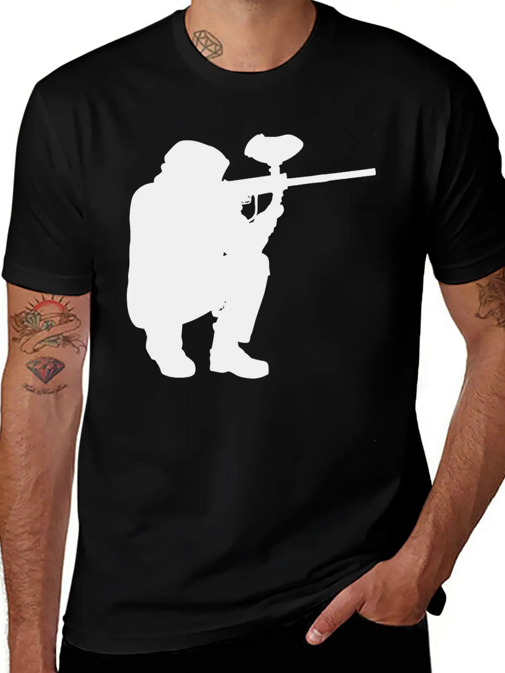 Paintball Gotcha Funsport Airsoft Softair Airgun Casual Graphic T-Shirt – Simple And Comfortable Daily Wear