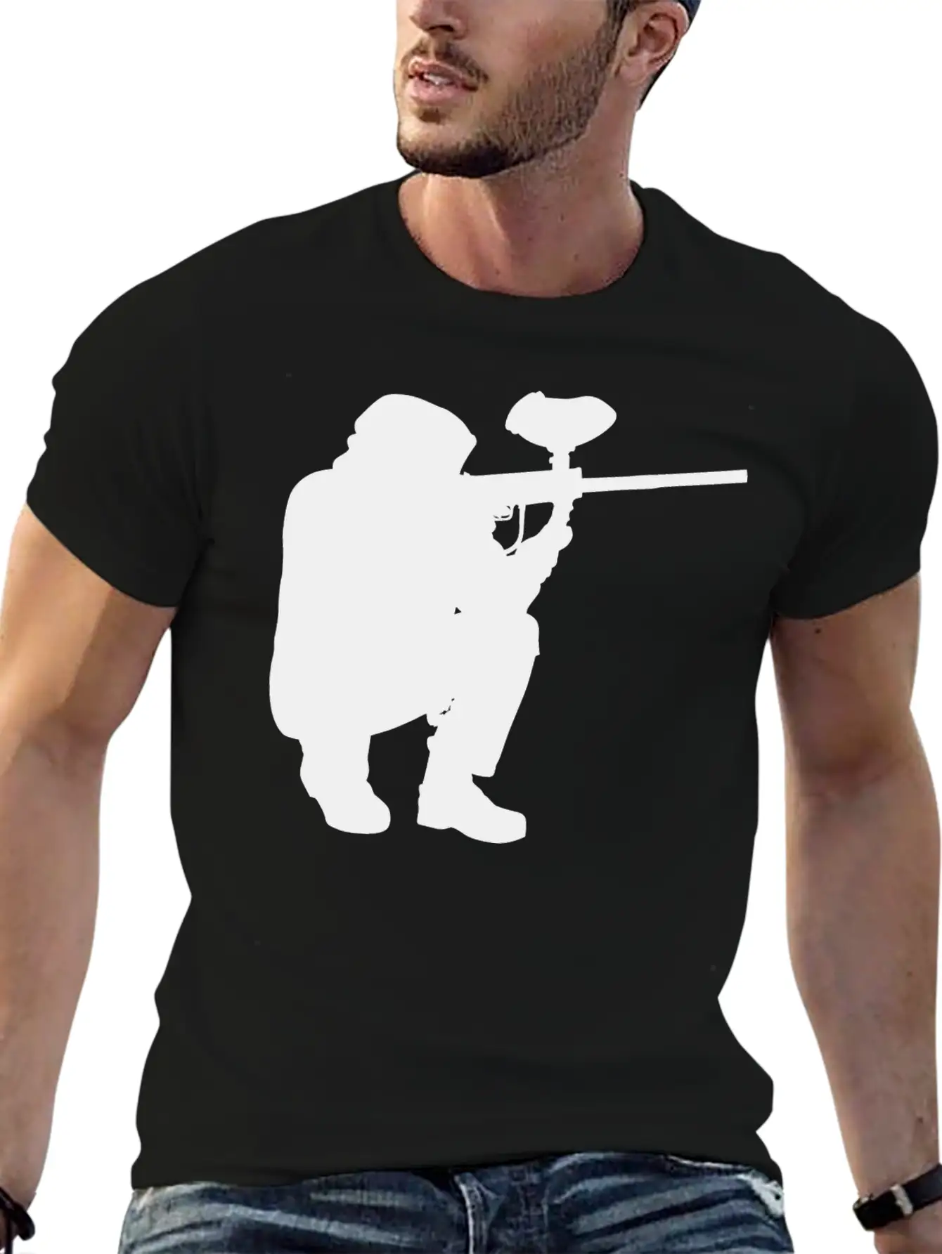 Paintball Gotcha Funsport Airsoft Softair Airgun Casual Graphic T-Shirt – Simple And Comfortable Daily Wear