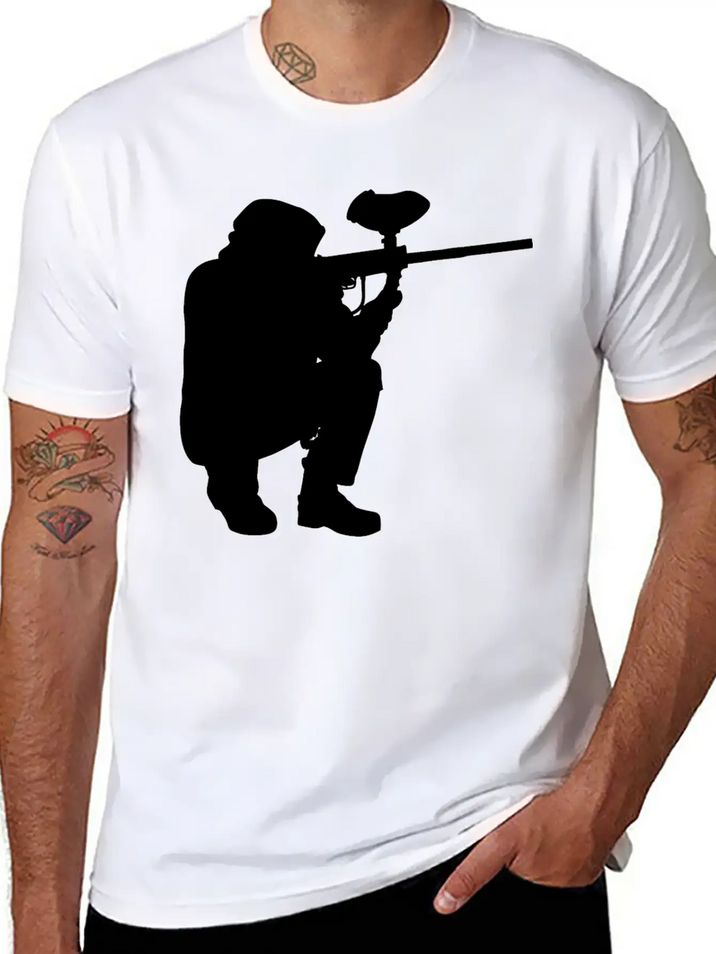Paintball Gotcha Funsport Airsoft Softair Airgun Casual Graphic T-Shirt – Simple And Comfortable Daily Wear