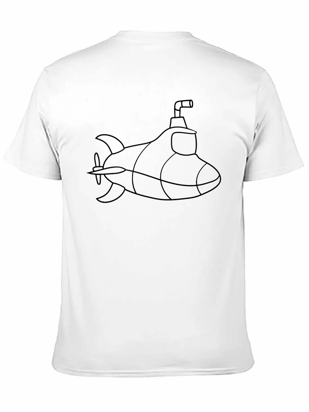 Painted Design Cool Submarine Swim Diving Underwat Unisex Casual T-Shirt – Clean Design For Daily Comfort