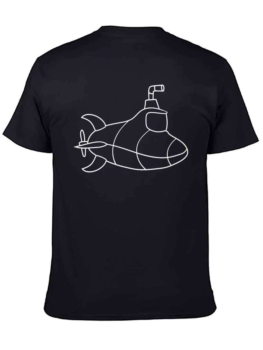 Painted Design Cool Submarine Swim Diving Underwat Unisex Casual T-Shirt – Clean Design For Daily Comfort