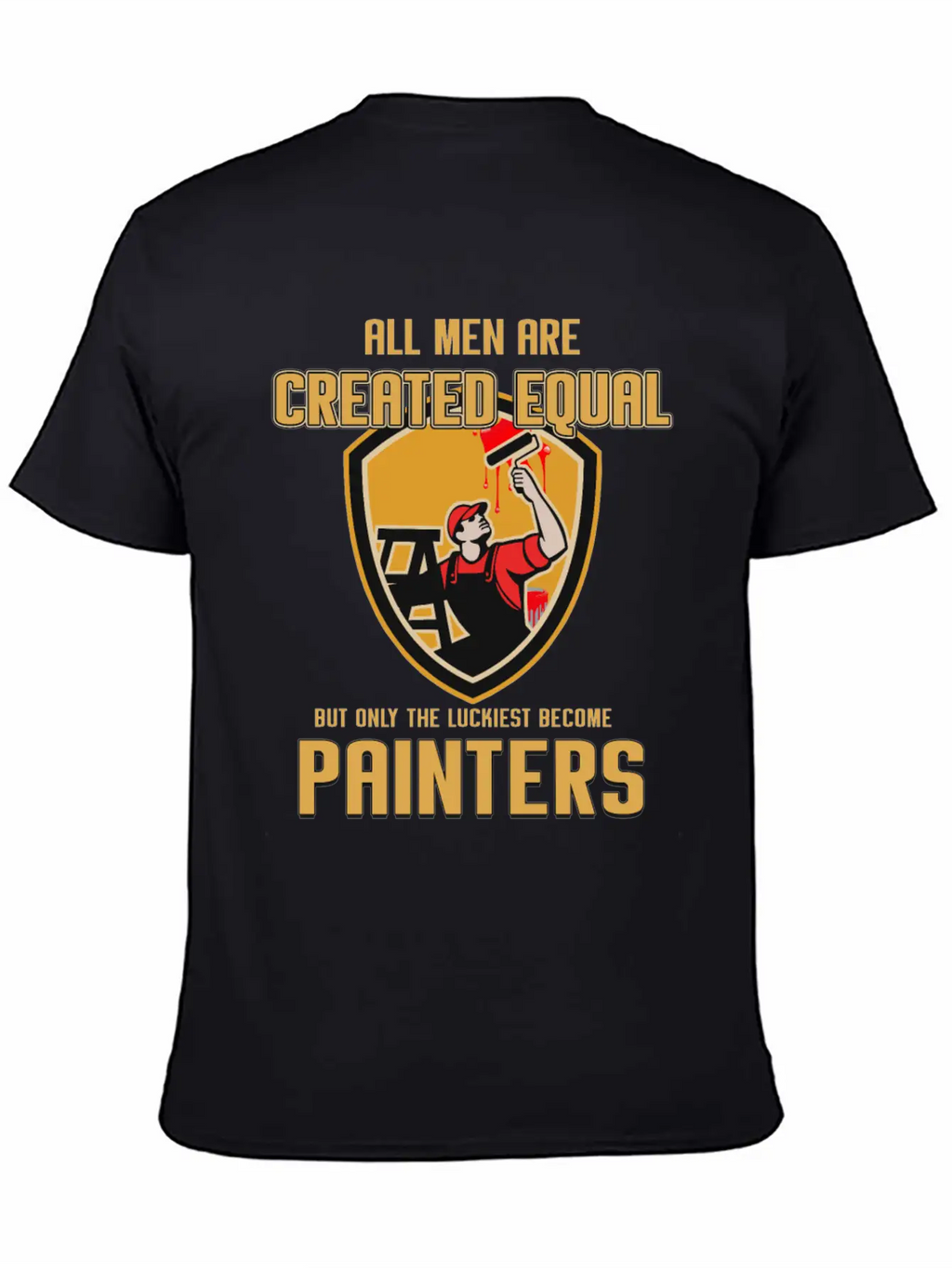 Painter Master Painter Paint Roller Brushwork Gift Stylish Everyday T-Shirt – Unisex Basic Cotton Tee