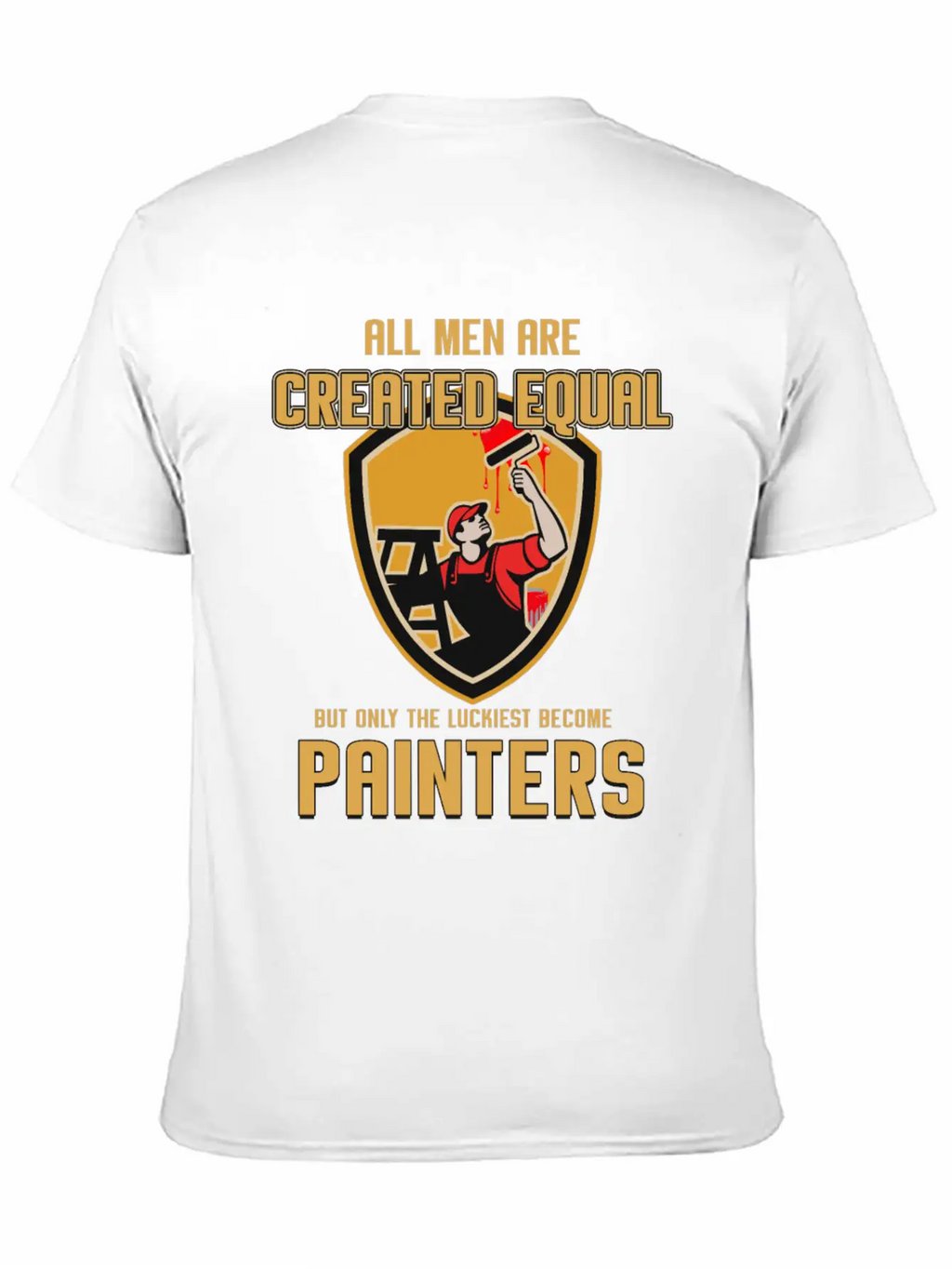 Painter Master Painter Paint Roller Brushwork Gift Stylish Everyday T-Shirt – Unisex Basic Cotton Tee