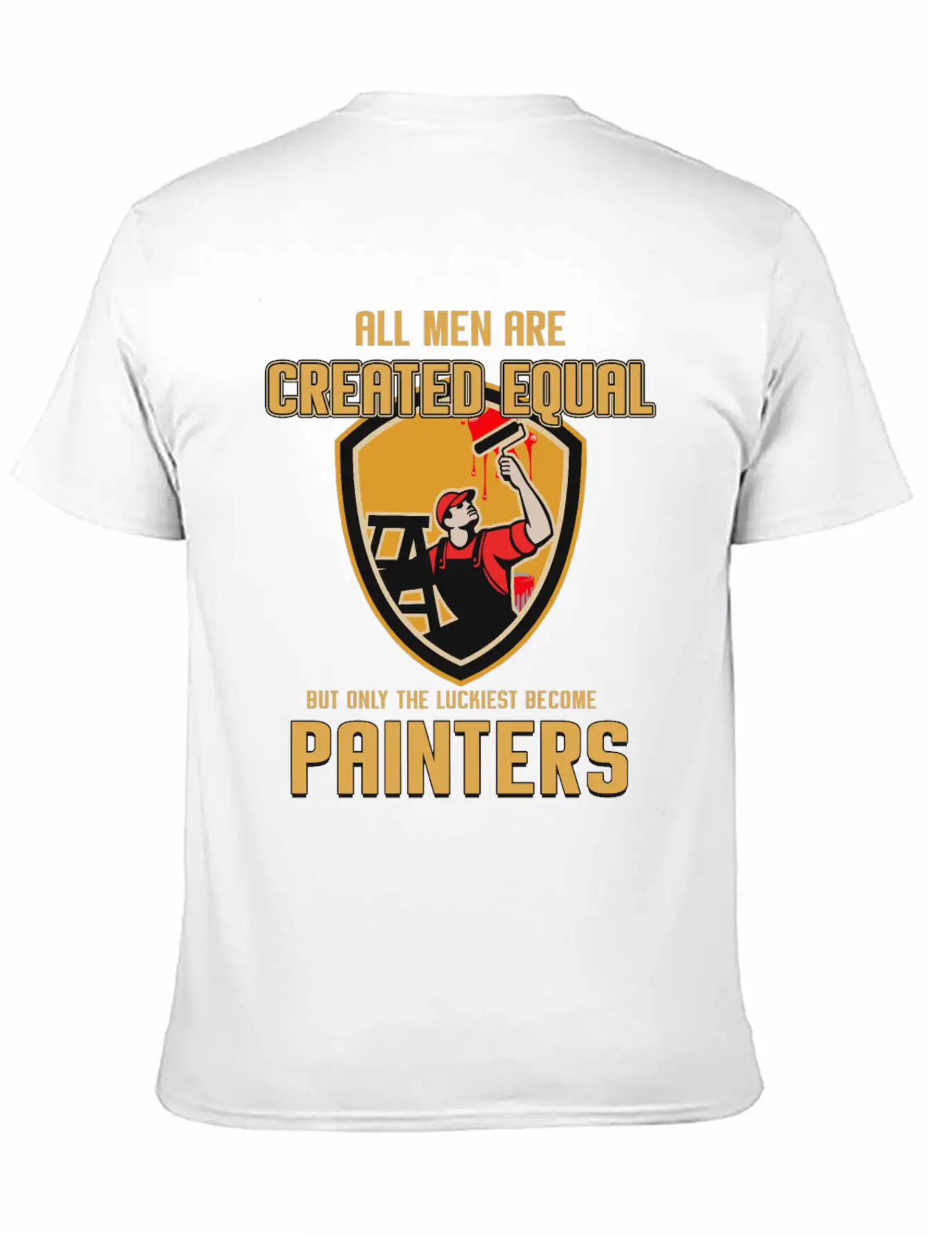 Painter Master Painter Paint Roller Brushwork Gift Stylish Everyday T-Shirt – Unisex Basic Cotton Tee