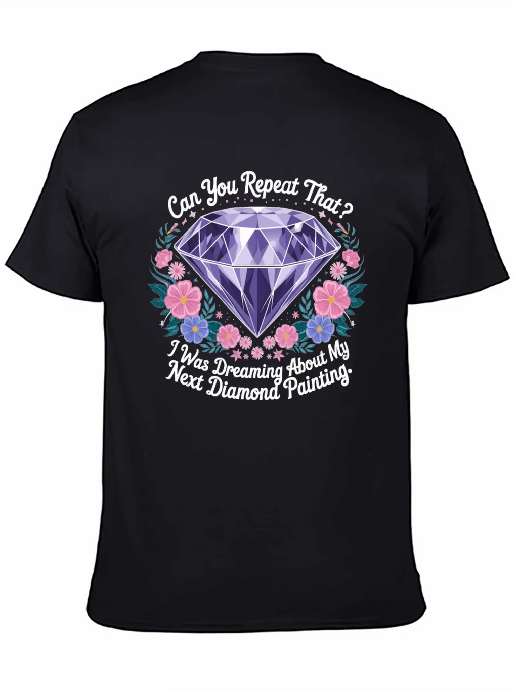 Painting Diamonds Diamond Painting Art Unisex Casual T-Shirt – Clean Design For Daily Comfort