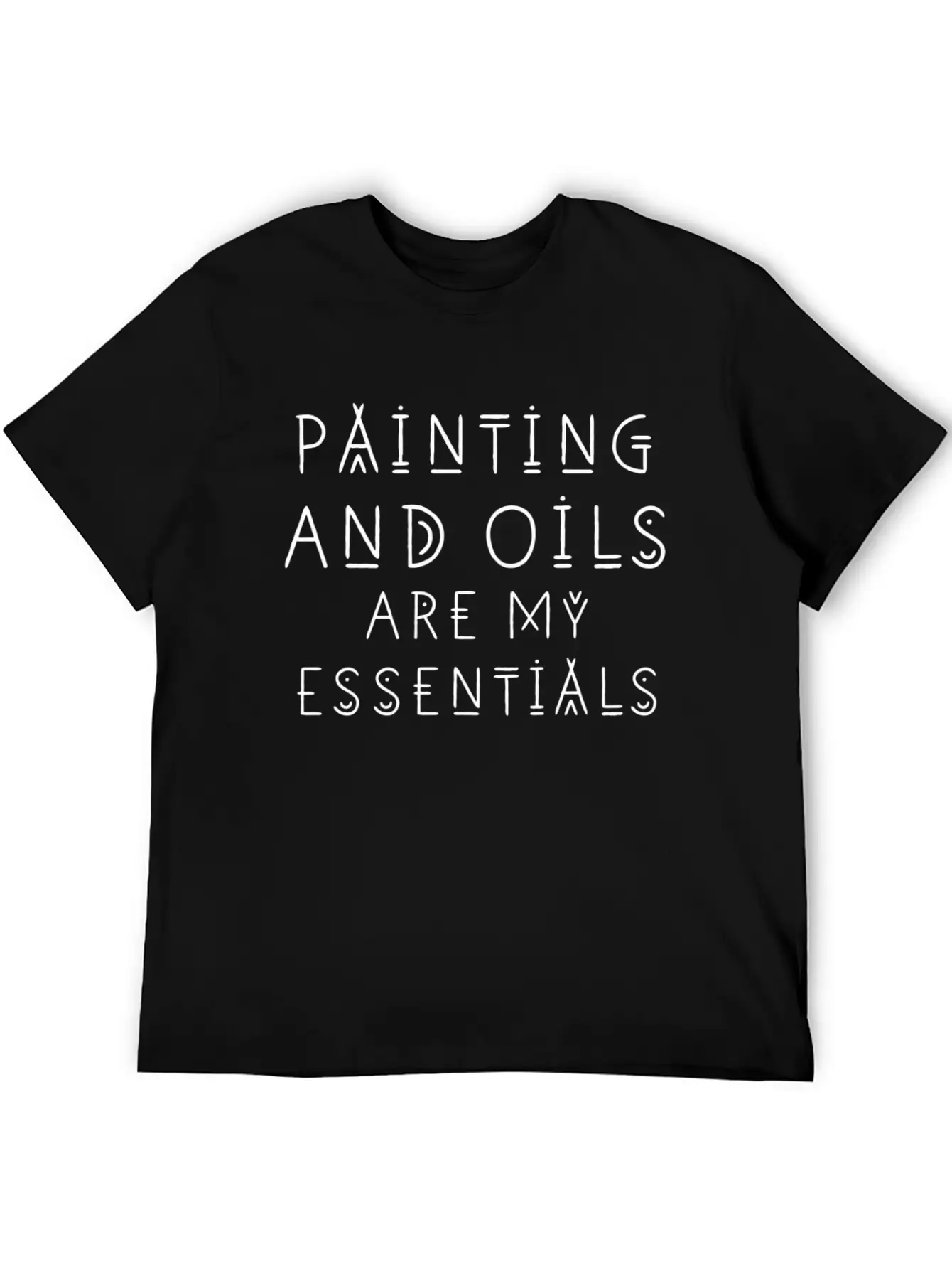 Painting Lover And Oils Are My Essentials Essential Cotton Tee For Daily Outfits – Unisex Style