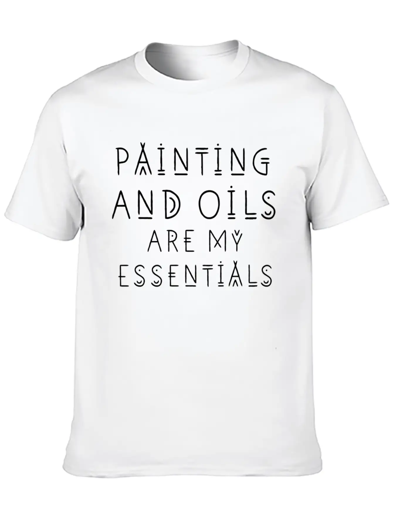Painting Lover And Oils Are My Essentials Essential Cotton Tee For Daily Outfits – Unisex Style