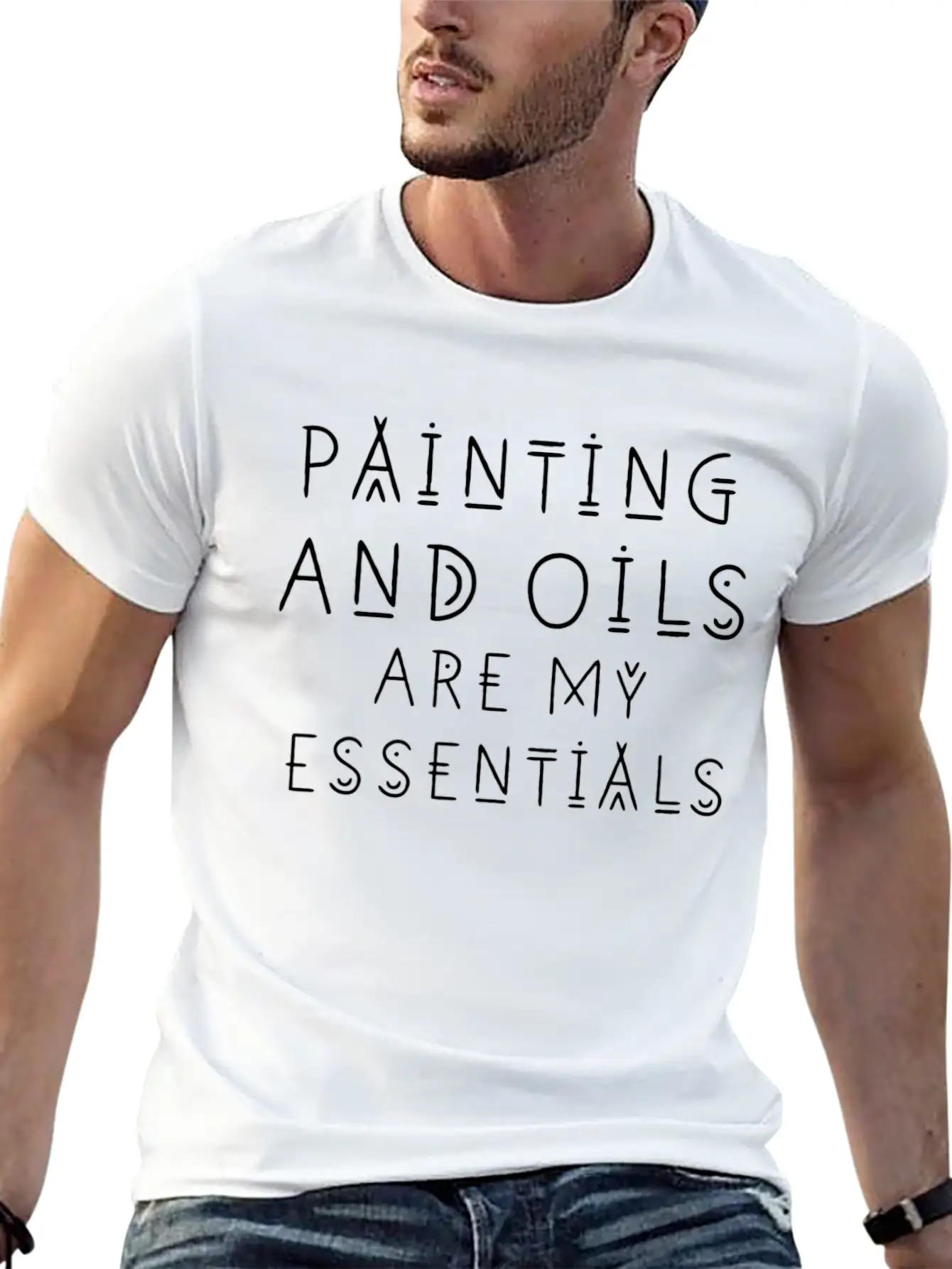 Painting Lover And Oils Are My Essentials Essential Cotton Tee For Daily Outfits – Unisex Style