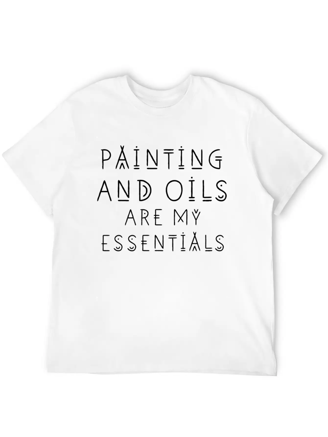 Painting Lover And Oils Are My Essentials Essential Cotton Tee For Daily Outfits – Unisex Style