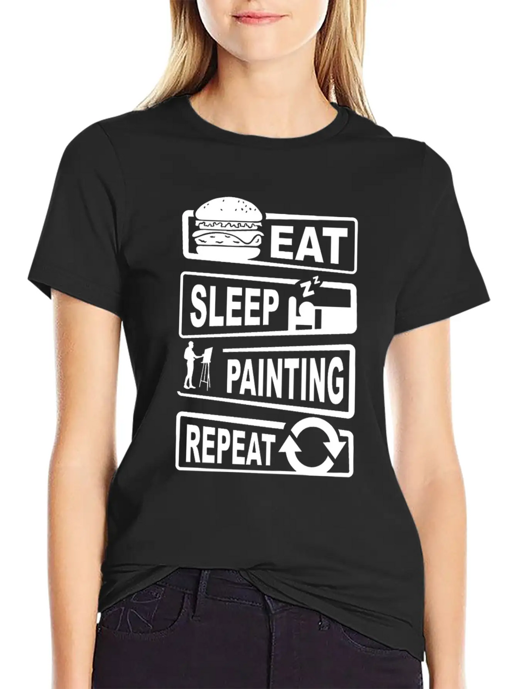 Painting Shirt For Men Casual Graphic T-Shirt – Simple And Comfortable Daily Wear
