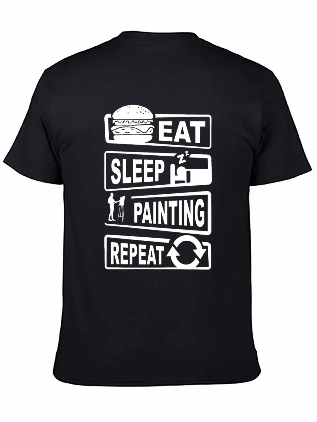 Painting Shirt For Men Casual Graphic T-Shirt – Simple And Comfortable Daily Wear