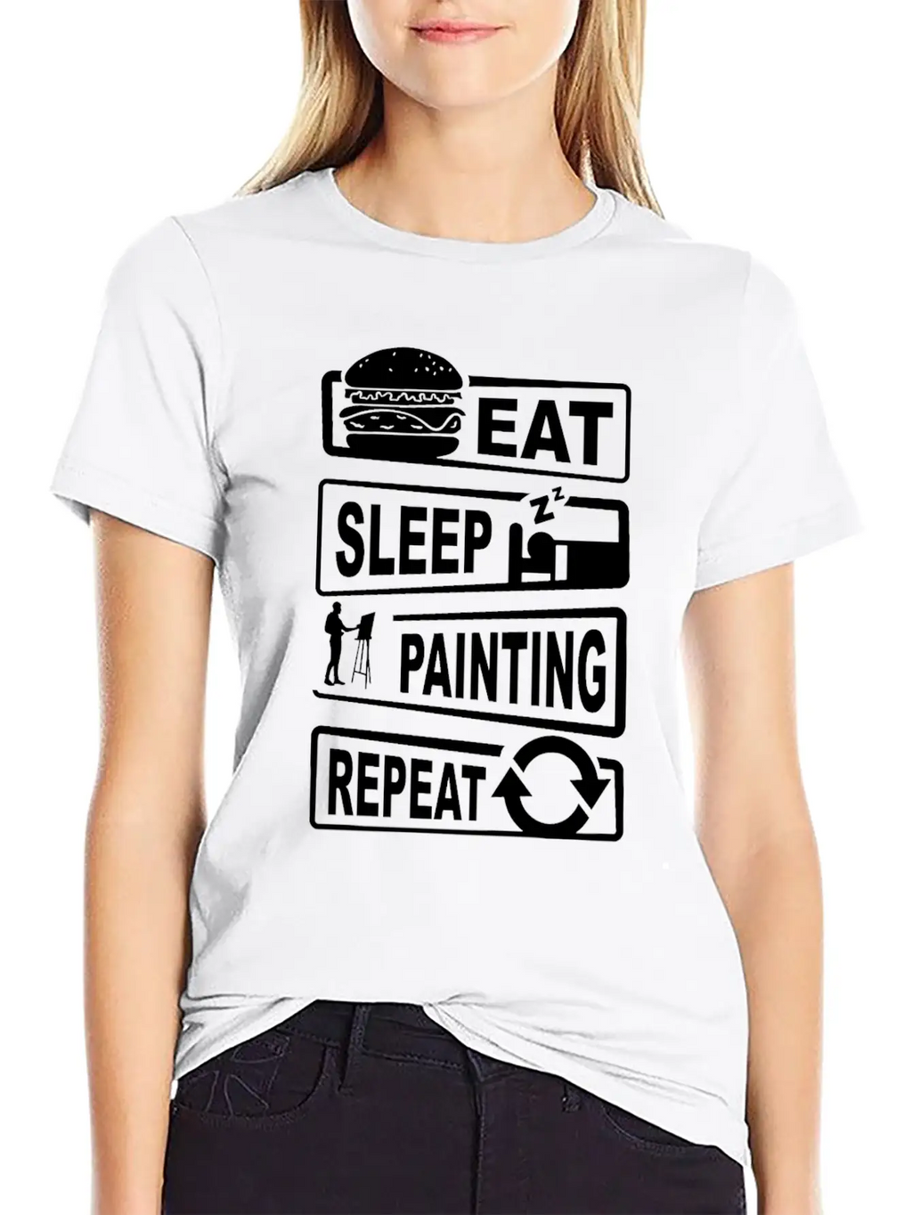 Painting Shirt For Men Casual Graphic T-Shirt – Simple And Comfortable Daily Wear