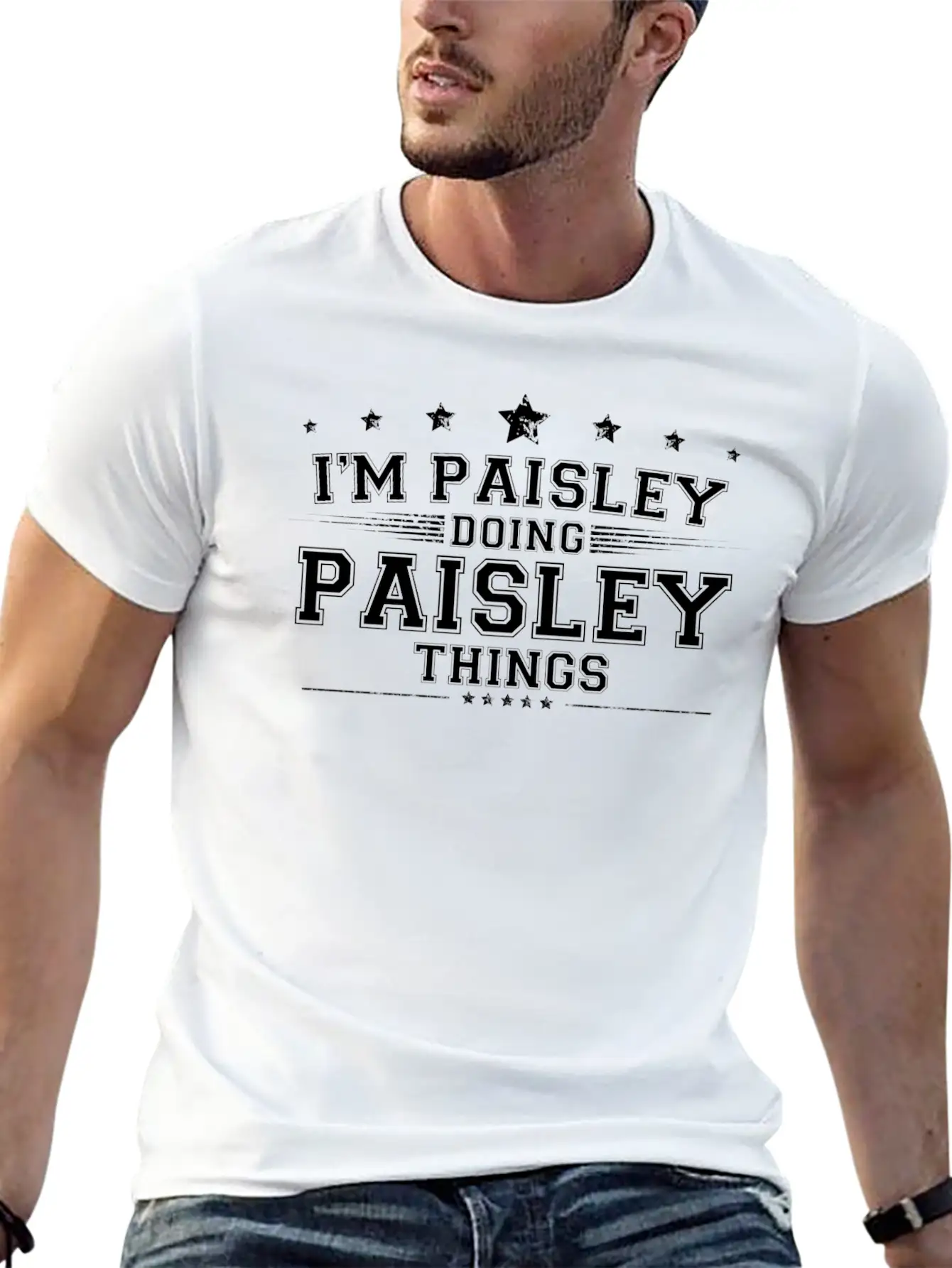 Paisley Breathable Soft Cotton T-Shirt – Timeless Casual Look