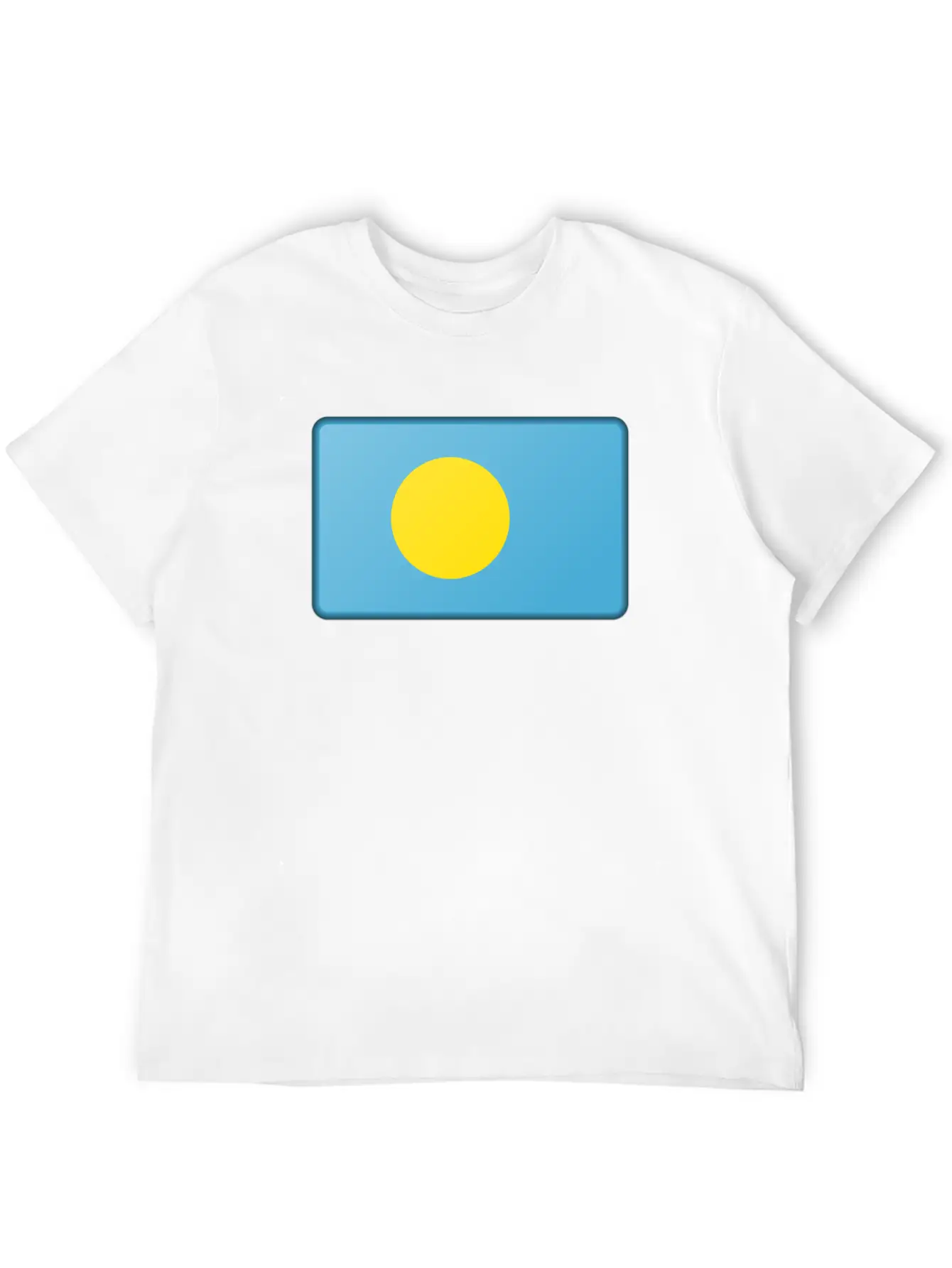 Palau Flag Unisex Casual T-Shirt – Clean Design For Daily Comfort