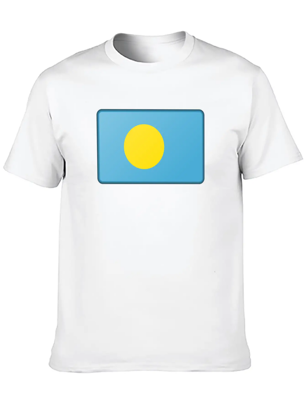 Palau Flag Unisex Casual T-Shirt – Clean Design For Daily Comfort