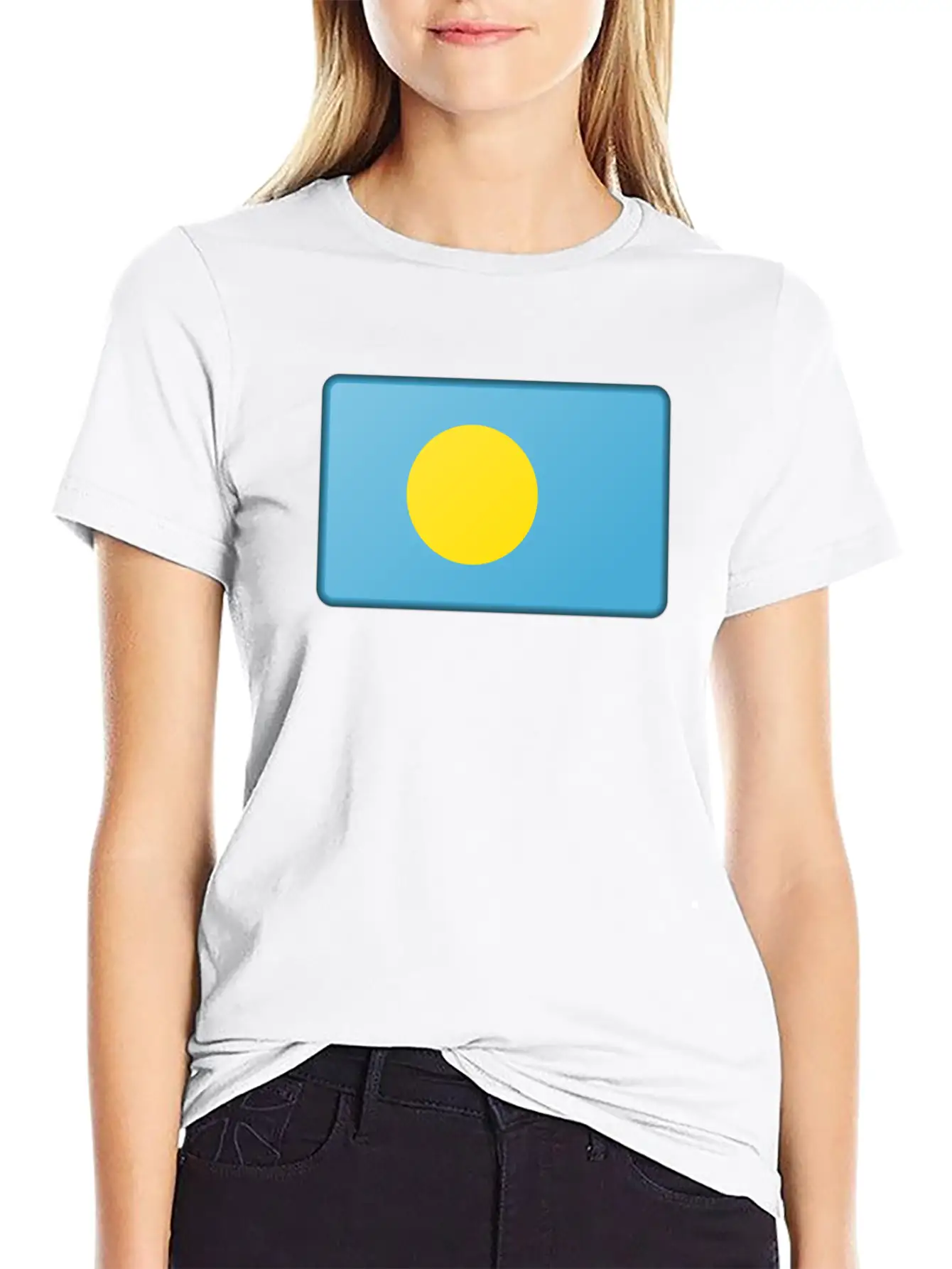 Palau Flag Unisex Casual T-Shirt – Clean Design For Daily Comfort