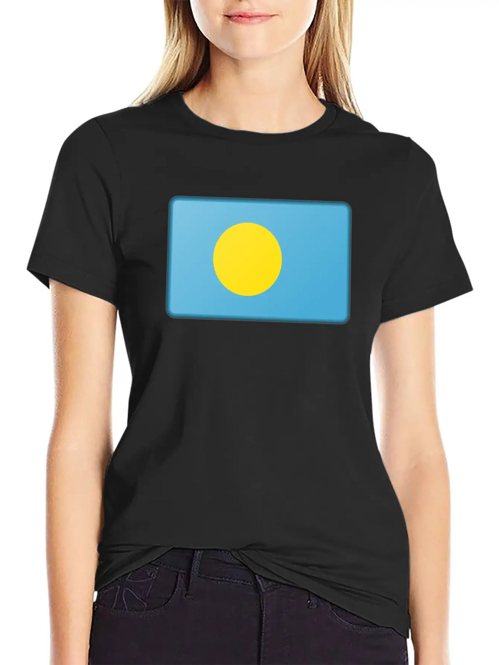 Palau Flag Unisex Casual T-Shirt – Clean Design For Daily Comfort