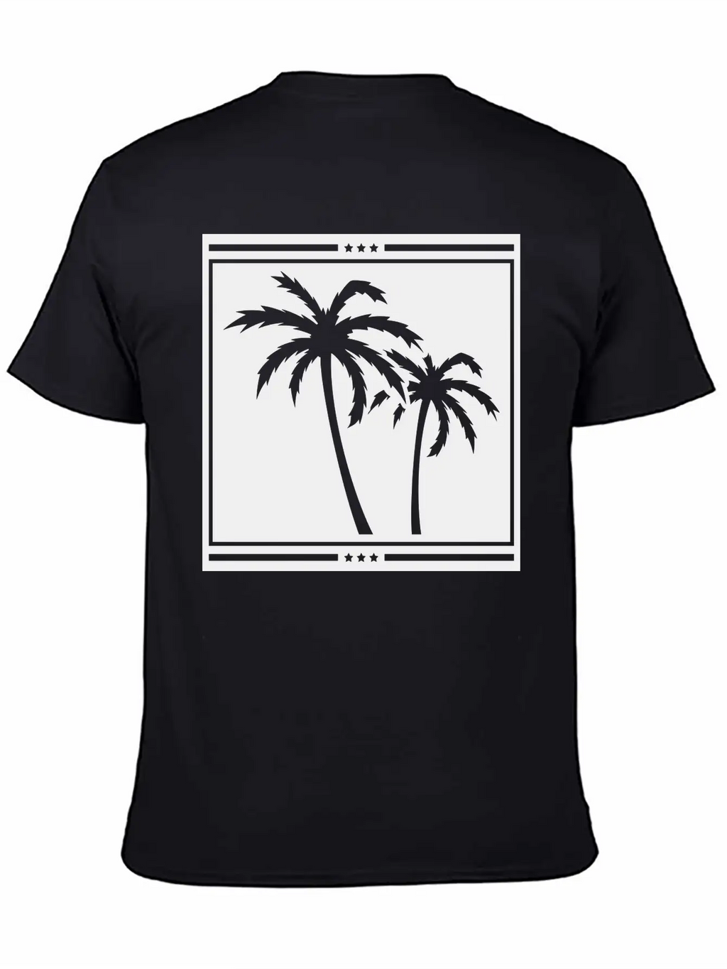 Palms_design_ka1 Unisex Casual T-Shirt – Clean Design For Daily Comfort