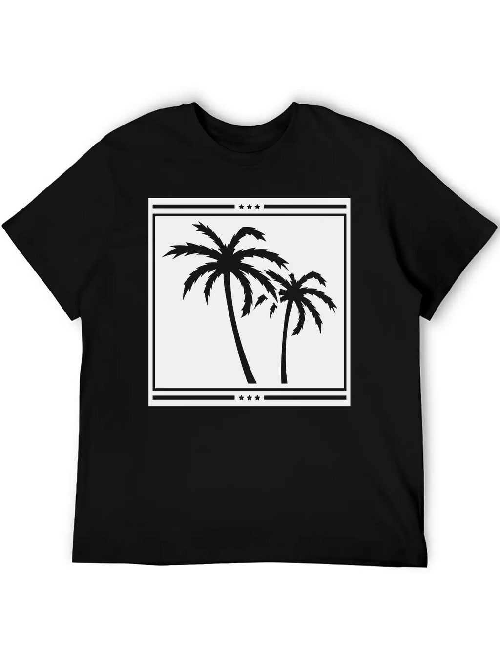 Palms_design_ka1 Unisex Casual T-Shirt – Clean Design For Daily Comfort