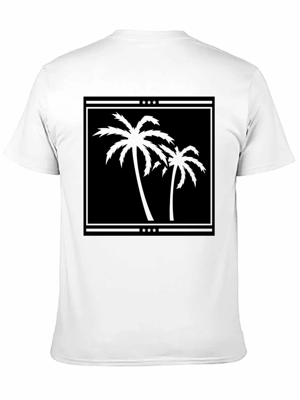 Palms_design_ka1 Unisex Casual T-Shirt – Clean Design For Daily Comfort