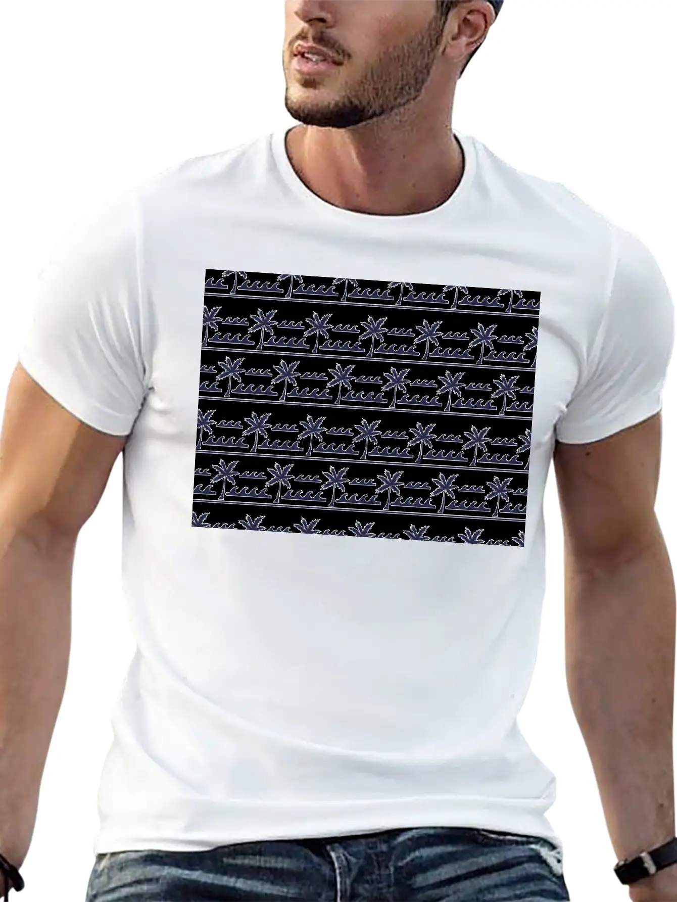 Palms Unisex Casual T-Shirt – Clean Design For Daily Comfort