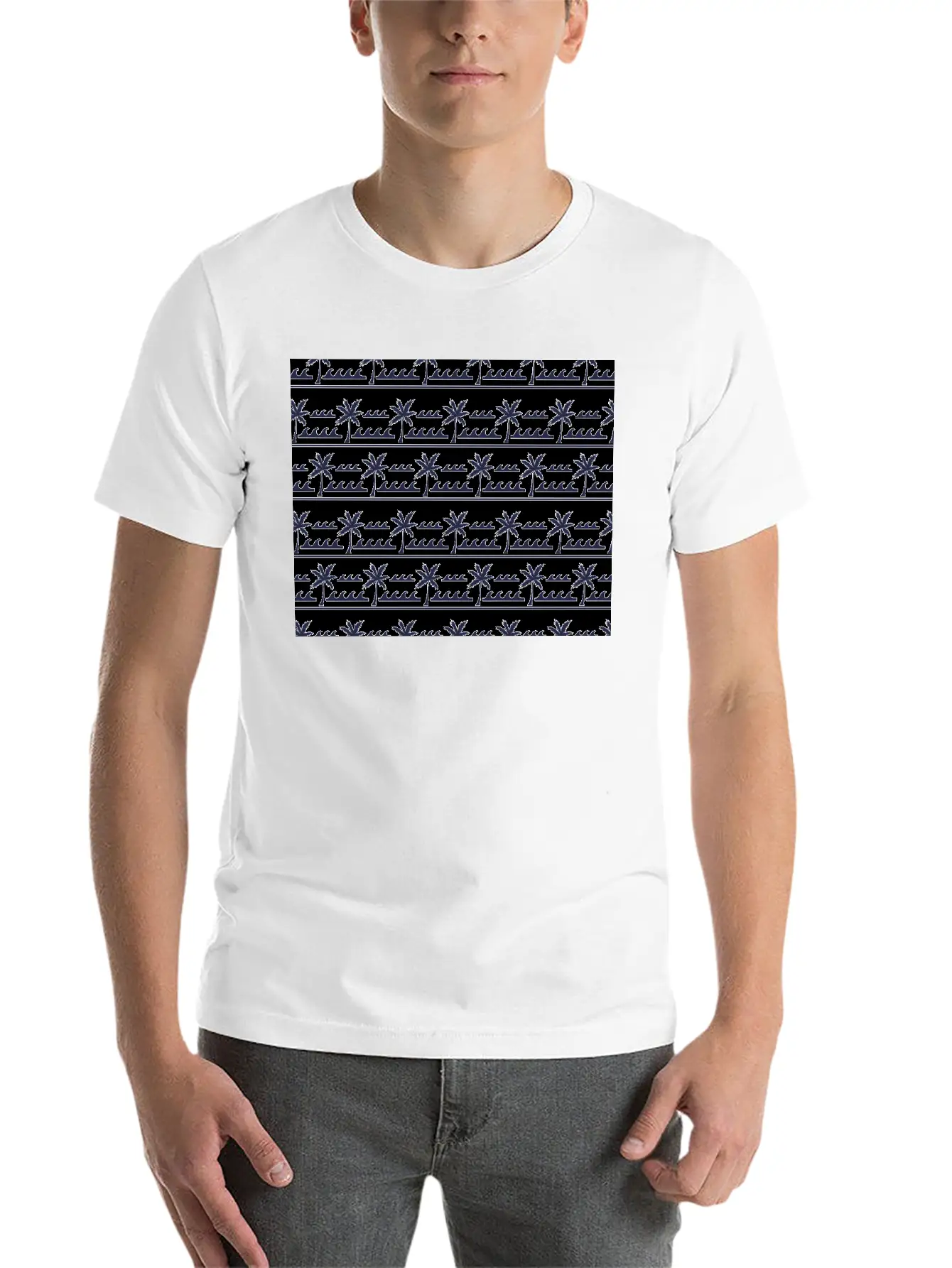 Palms Unisex Casual T-Shirt – Clean Design For Daily Comfort