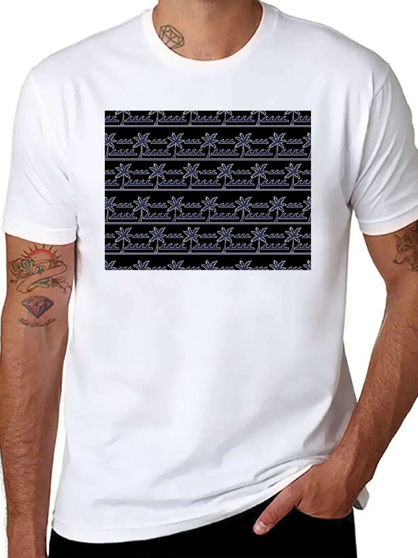Palms Unisex Casual T-Shirt – Clean Design For Daily Comfort