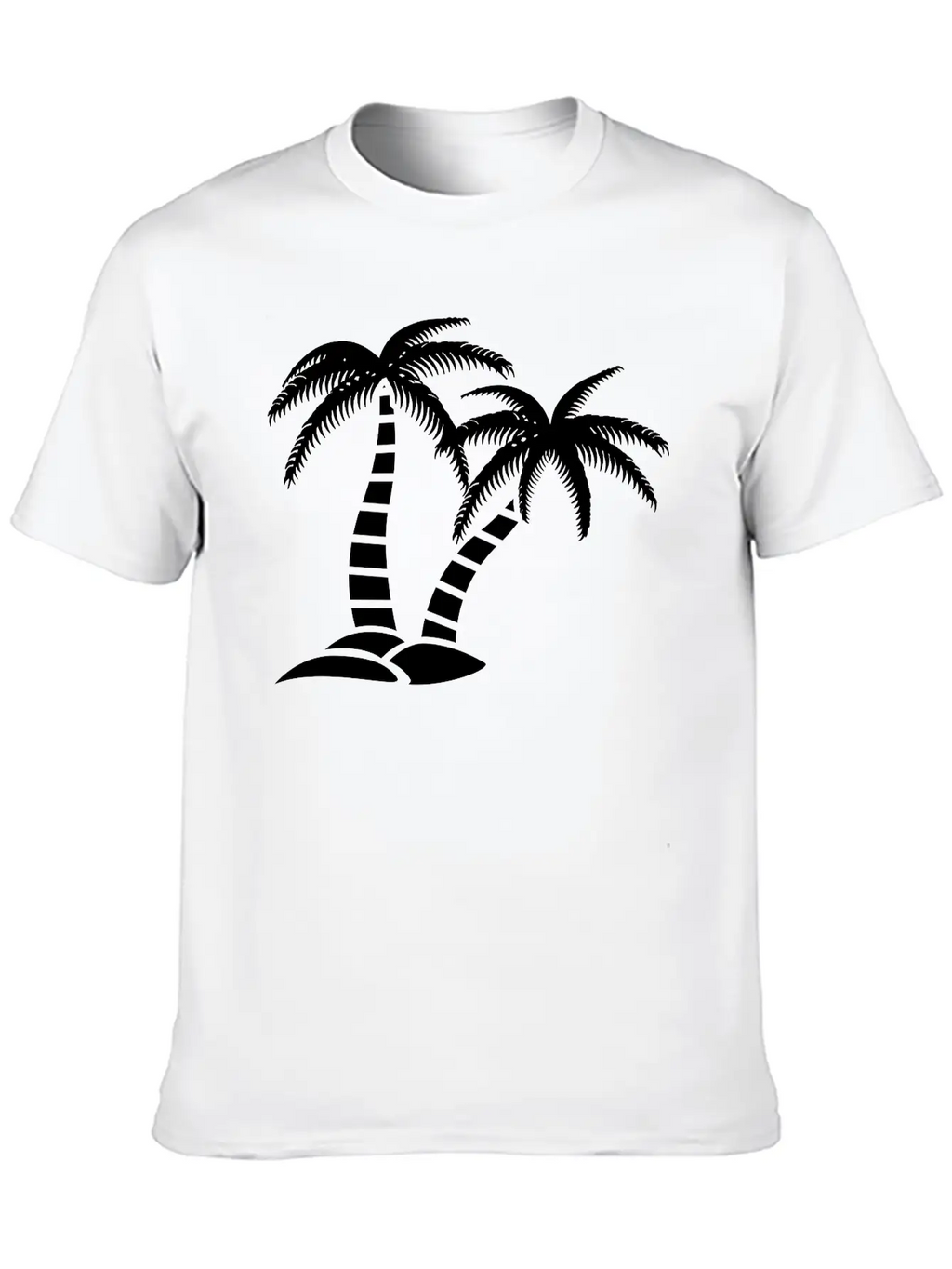 Palmtree Island Unisex Casual T-Shirt – Clean Design For Daily Comfort